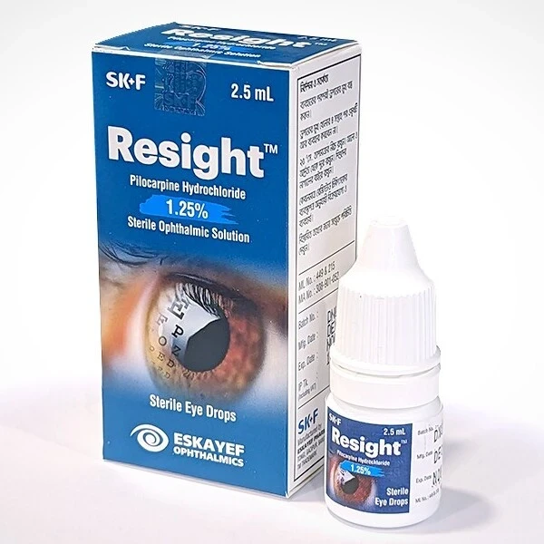 Resight -Ophthalmic Solution ( Pilocarpine Hydrochloride 1.25%)