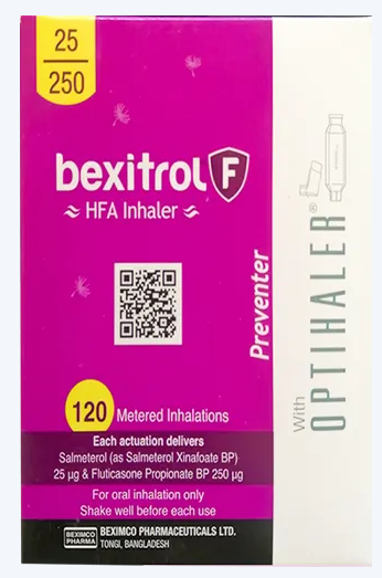 Bexitrol F HFA 25/250