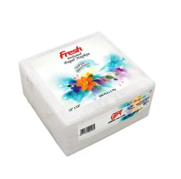 Fresh Paper Napkins 13" Perfumed (100X1 Ply)