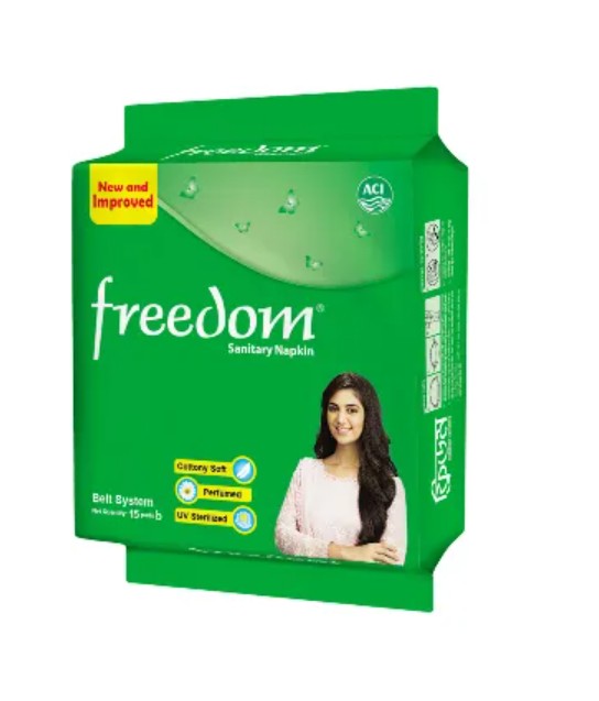 A11 Freedom Belt System Sanitary Napkin 15 pads
