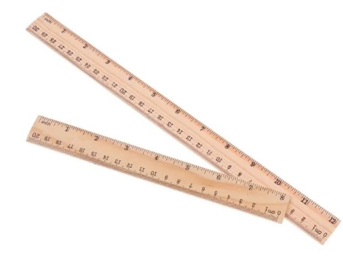 Drawing Rulers Wooden Rulers Scale
